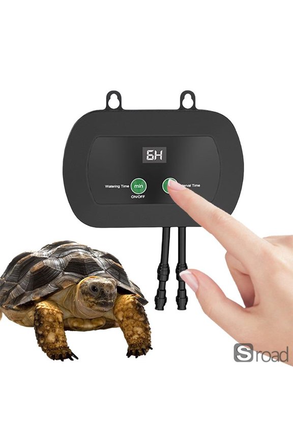 Automatic Reptile Mister With Timer, 360 Adjustable Nozzle & Quiet Pump For Terrarium Humidity Control - Terrarium Humidifier/Fogger For Snakes, Frogs, Lizards, Chameleons
