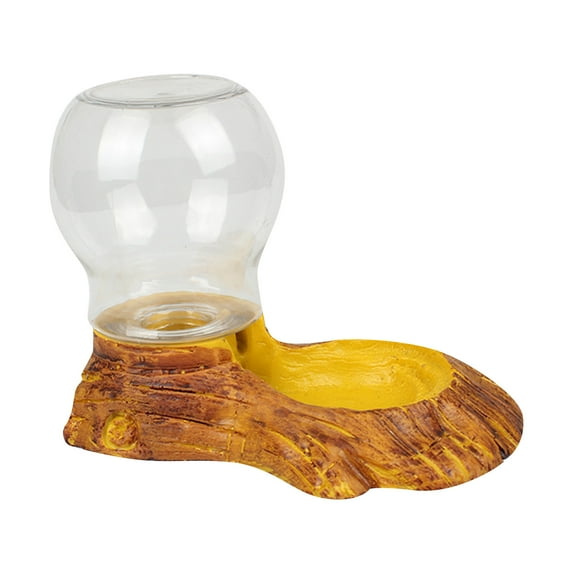 Automatic Reptile Water Dispenser Large Bearded Dragon Water Bowl Reptile Dish Feeder for Terrarium Tank, Turtle, Geckos, Frog, Tortoise, Amphibians, Lizards