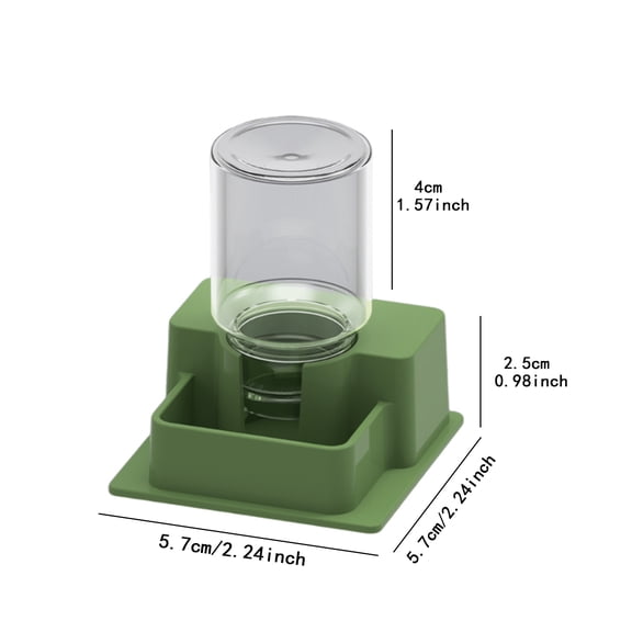 Automatic Reptile Water Dispenser With Bottle Reptile Water Bottle Tortoise Turtle Water Dish for Amphibians Feeding Supplies
