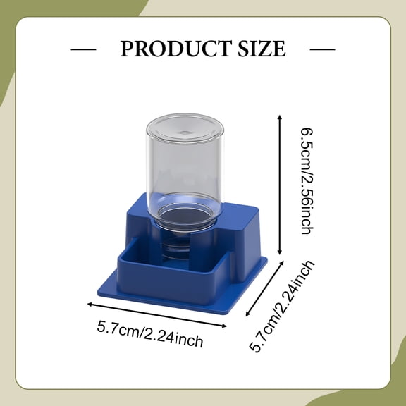 Automatic Reptile Water Dispenser With Bottle Reptile Water Bottle Tortoise Turtle Water Dish for Amphibians Feeding Supplies