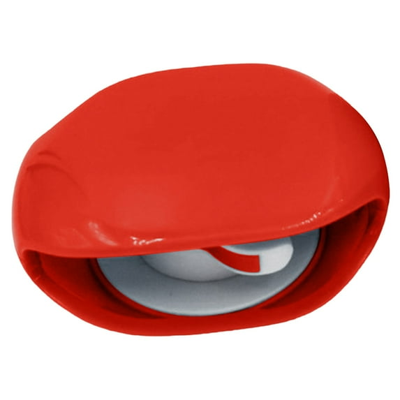Automatic Retractable Cable Winder, Upgrade One-Pull Self-Winding Cord Organizer for USB Charging Cables Headphones, Portable Travel Cable Management Reel, Compact, Red