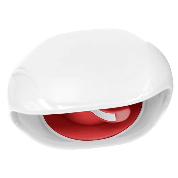 Automatic Retractable Cable Winder, Upgrade One-Pull Self-Winding Cord Organizer for USB Charging Cables Headphones, Portable Travel Cable Management Reel, Compact, White