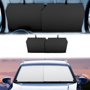 Automatic Retractable Car Sunshade, 2025 Upgrade Adjustable Auto Sunshades, Suction Cup Sunshade for Various Models, UV Rays Blocker for Drivers