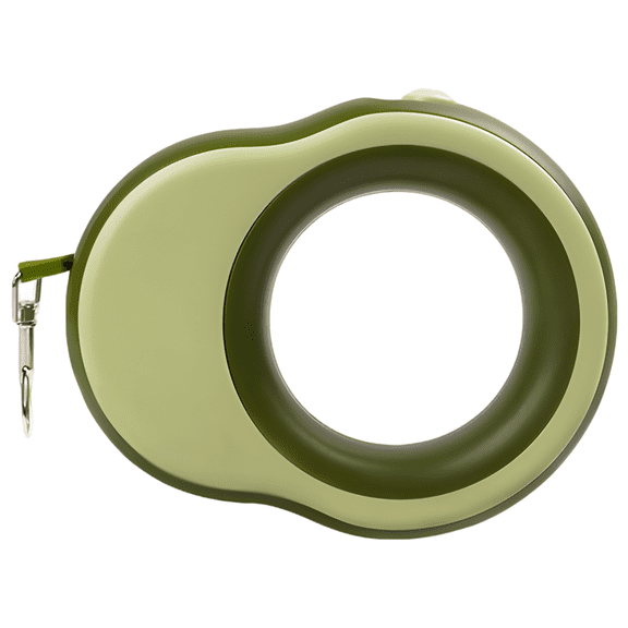 Automatic Retractable Dog Leash with LED Light, 6.5 x 5.5 in / 16.5 x 14 cm Walking Leash, One-Hand Operation, 180 Tangle-Free, High-Strength Belt, Nighttime Pet Supplies