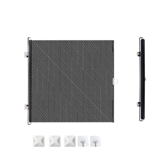 Retractable Doorstop for Home Use Expandable Barrier Gate Lightweight Automatic Pet Barrier for Cats Dogs Doorways Hallways and Stairs Without Drilling