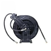 Automatic Retracting Metal Hose Reel Garden Wall Mount Stainless Steel Hose Reel Air Carwash High Pressure Washer Hose Reel