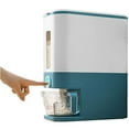 thumbnail image 1 of Automatic Rice Dispenser - 16.1"x13.4" Kitchen Storage Bucket with Measuring Cup, Sealed Grain Container, Metering Cylinder for Dry Food, 1 of 6