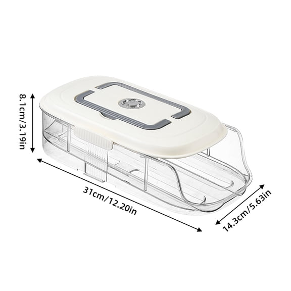 Automatic Rolling Egg Storage Box Multi Layer Refrigerator Organizer Side Door Egg Holder Tray