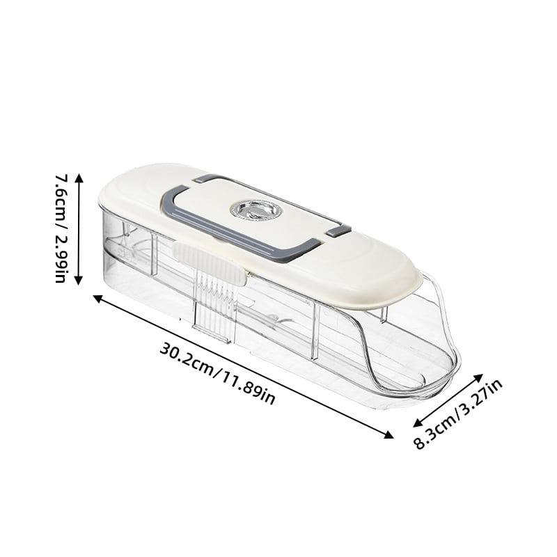 Automatic Rolling Egg Storage Box Multi Layer Refrigerator Organizer Side Door Egg Holder Tray