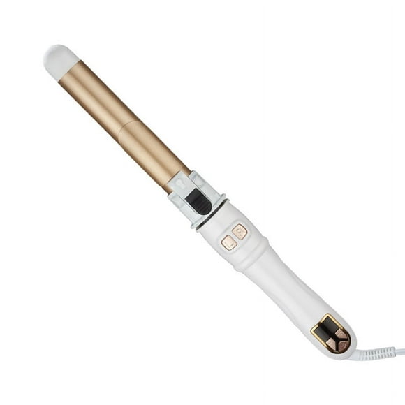 Automatic Rotating Curling Iron with 30s Quick Heat, 360 Rotation, Digital Temperature Control (100-230C), Anti-Slip Handle, and Ceramic Coating for Smooth Curls