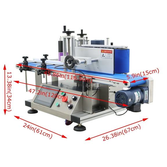 Automatic Round Bottle Labeling Machine Desktop High Speed Bottle Labeler LT-150