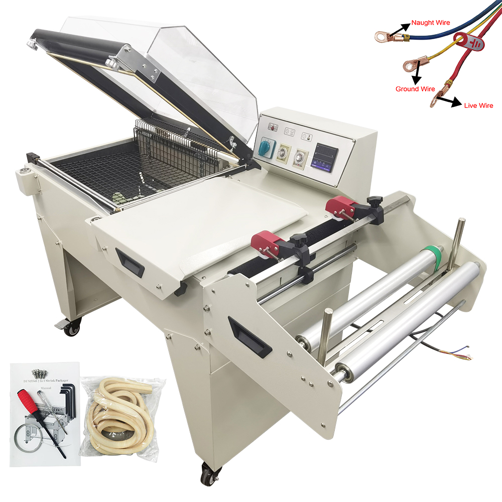Automatic Sealing Cutting Shrinking Packaging Machine Two-in-One 220V