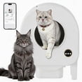 thumbnail image 1 of Automatic Self Cleaning Cat Litter Box - Smart Cat Toilet for Easy Care - App WiFi - PT101 - US Plug, 1 of 8