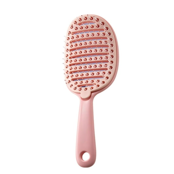 Automatic Self Cleaning Hair Brush Curved Vented Detangler For Faster Drying Styling All Hair Types