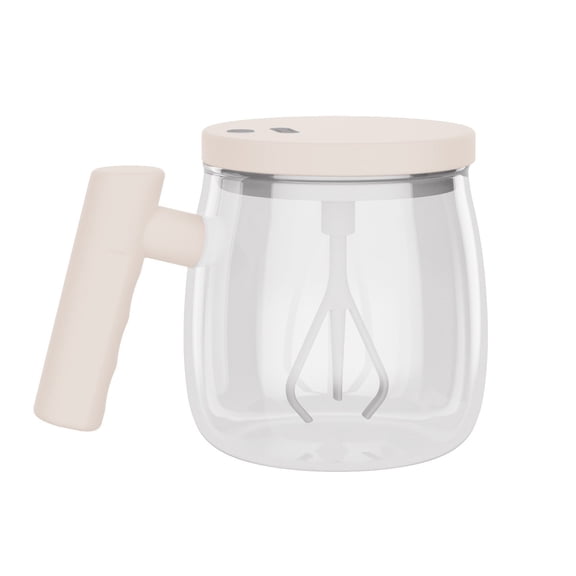 Automatic Self Stirring Glass Mug USB Rechargeable High Speed Mixing Cup Portable Travel Design for Coffee Milk Protein Powder Efficient Blending