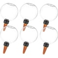 thumbnail image 1 of Automatic Self Watering Globes for Plants, 6/8 Pack 17oz/500ml Large Capacity Flower Waterer Bulbs, Ceramic Plant Watering Spikes for Indoor Outdoor Garden, Balcony, Dorm, Vacation Plant Care, 1 of 9