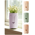 thumbnail image 1 of Automatic Self-Watering Plastic Flower Pot for Indoor Plants, Breathable Thickened All-Season Home Desktop Container with Drainage Holes, 4.72 x 5.91 in, 1 of 6