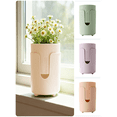 thumbnail image 1 of Automatic Self-Watering Plastic Flower Pot for Indoor Plants, Breathable Thickened All-Season Home Desktop Container with Drainage Holes, 4.72 x 5.91 in, 1 of 6