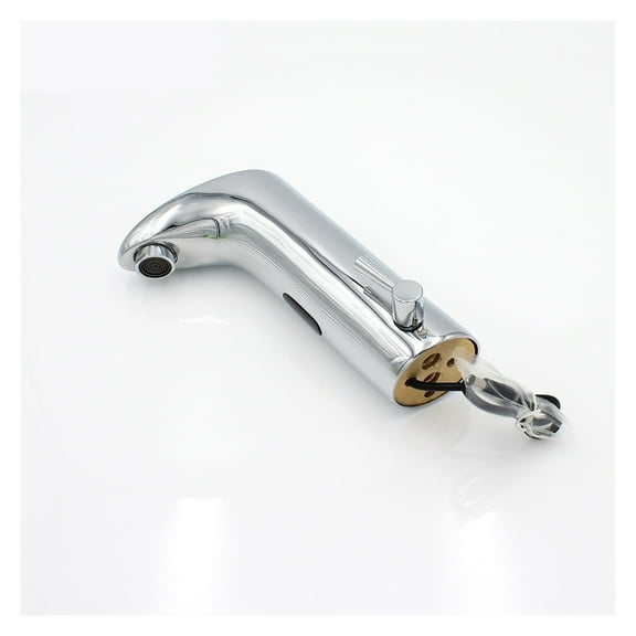Automatic Sensor Faucet Basin Sink, Hot And Cold Mixer Hands Free Touchless Chrome Polished Sink Vanity Faucet ,Smooth Operation
