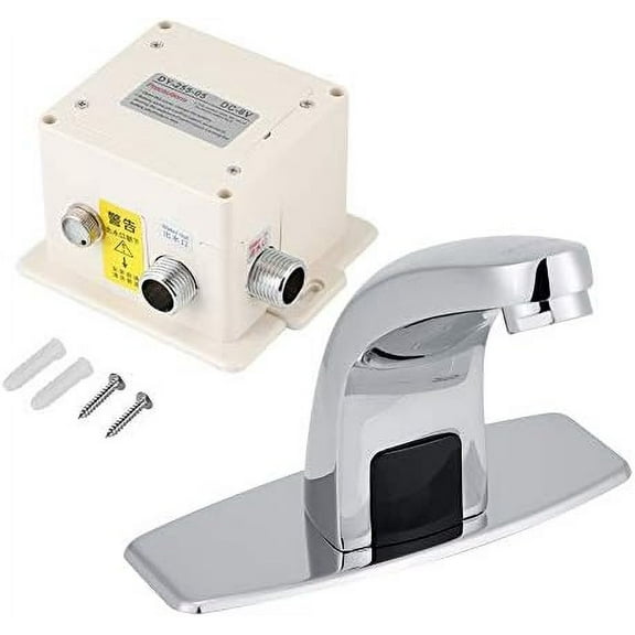 Automatic Sensor Touchless Bathroom Sink Faucet with Control , Hands Bathroom Water Tap Kitchen Sink Cold Water Tap$$Tools & Hardware Other