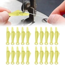 Automatic Sewing Machine Needle Threader, Green Plastic and Metal Self-threading Tool with Quick Loop Design for Effortless Threading, Ideal for Elderly Users and Sewing Enthusiasts with