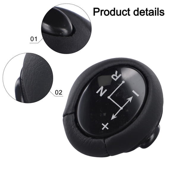 Automatic Shift Knob for Smart Car 450 451, Black Gear Knob, Easy Installation