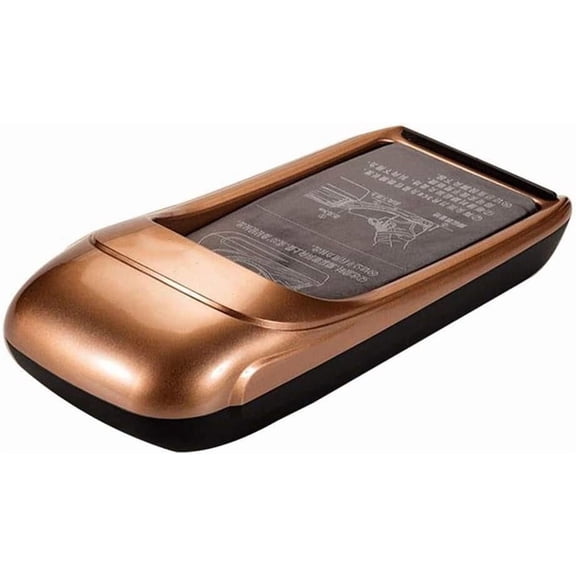 Automatic Shoe Cover Dispenser with Shoe Film Approx. 1400 Uses, No Electricity Needed, Carpet Protector Machine (Brown)