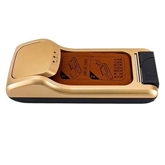 Automatic Shoe Covers Dispenser with 3 Roll Disposable Plastic Shoes Boots Cover for Home Indoor Hotel Office (Gold)