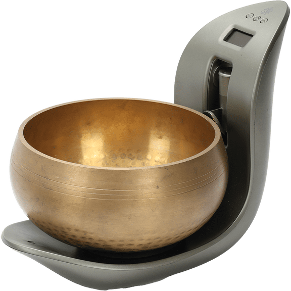 Automatic Singing Bowl, Adjustable Angle & Interval, Handmade 8 Tibetan Bowl, Hands-free Meditation & Deep Sleep Aid, Yoga, Healing Sound Therapy, Mindfulness