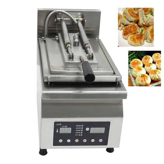 Automatic Single-Cylinder Frying Steam Dumpling Maker Machine Commercial Desktop 208/220V 3200W