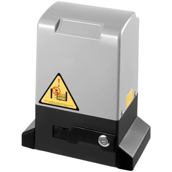 Automatic Sliding Gate Opener, 3968Lbs Electric Rolling Driveway Slide Gate Motor with 2 Remote Controls & IR Sensor, Gate Operator Hardware Kit for Large Family Small Community Businesses School Etc