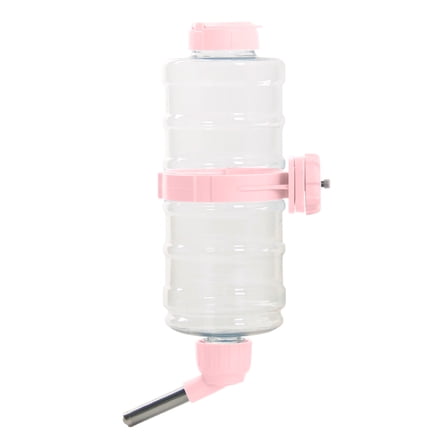 Automatic Small Animal Water Bottle Dispenser 34oz Leak Proof No Cage Mounted Pet Feeder For Rabbits Pigs