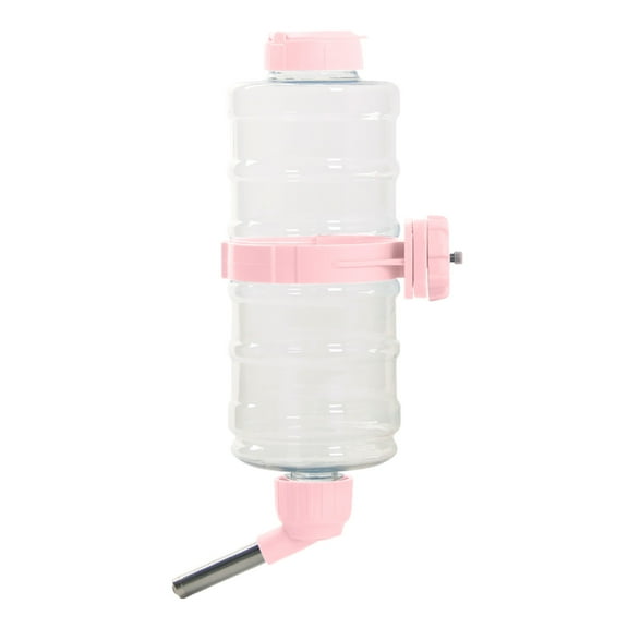 Automatic Small Animal Water Bottle Dispenser 34oz Leak Proof No Cage Mounted Pet Feeder For Rabbits Pigs