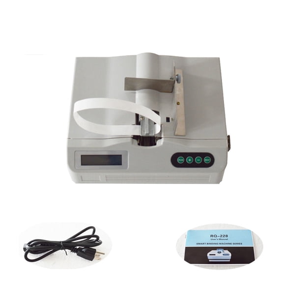 Automatic Small Banknote Baling Machine Money Binding Machine with Adjustable Tape Length 110V
