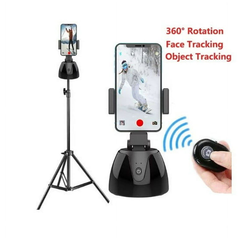 Trípode selfie stick rotación de 360° auto inteligente para seguimiento de  rostros y objetos para teléfono celular para grabación de video, funciona