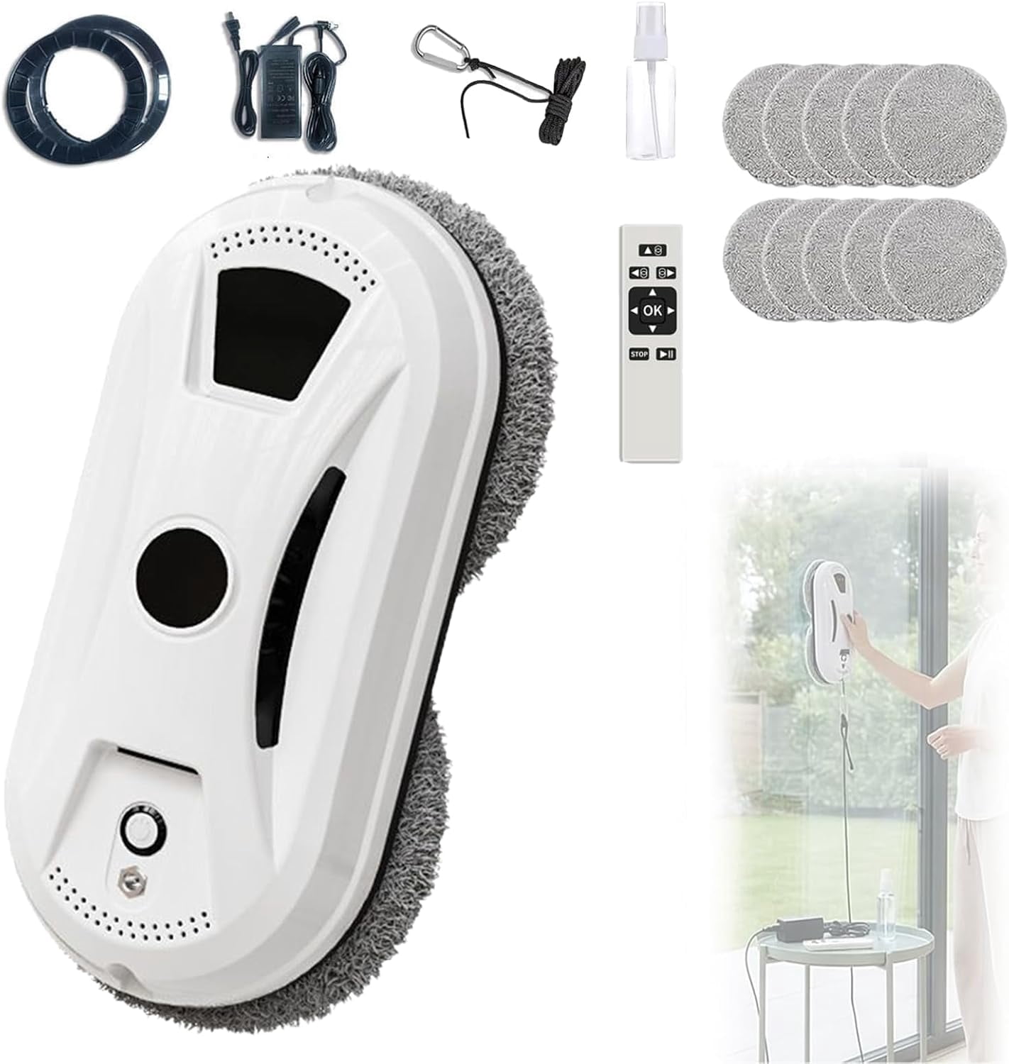 Automatic Smart Window Cleaning Robot, Window Cleaner Robot Inside ...