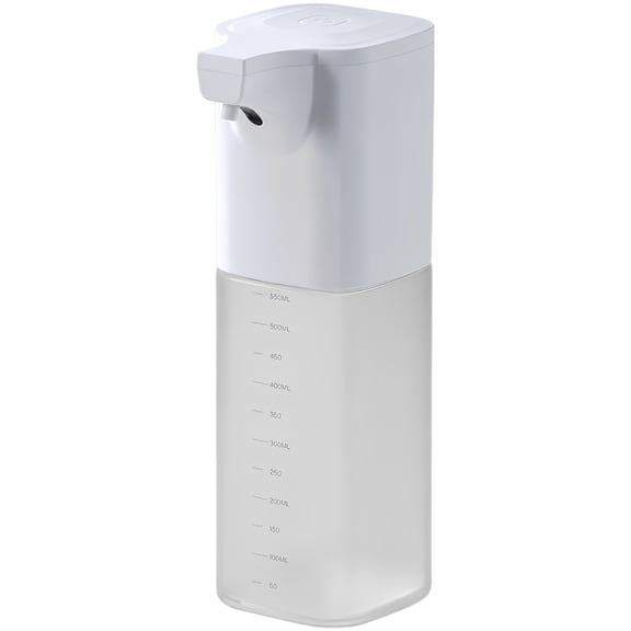 Automatic Soap Dispenser, 18.6 fl oz / 550 mL, IPX6 Waterproof Touchless Soap Machine with 4 Adjustable Levels, Rechargeable Wall Mount Dispenser for Kitchen Bathroom Sink