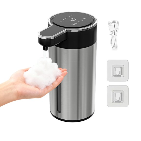 Automatic Soap Dispenser 304 Metal nearness Motion Activated Liquid Soap Dispenser With Rechargeable Battery Customizable Output For Sink Area