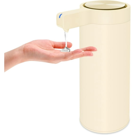 Automatic Soap Dispenser Stainless Steel with Sensor Infrared 9 oz. Soap Dispenser Electric IPX5 Waterproof USB-C Charging Motion Sensor for Kitchen & Bathroom