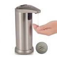thumbnail image 1 of Automatic Soap Dispenser Stainless Steel Touchless Soap Dispenser With 3 Adjustable Levels Equipped Infrared Motion Sensor And Base Smart Soap Dispenser For Bathroom Kitchen, 1 of 8