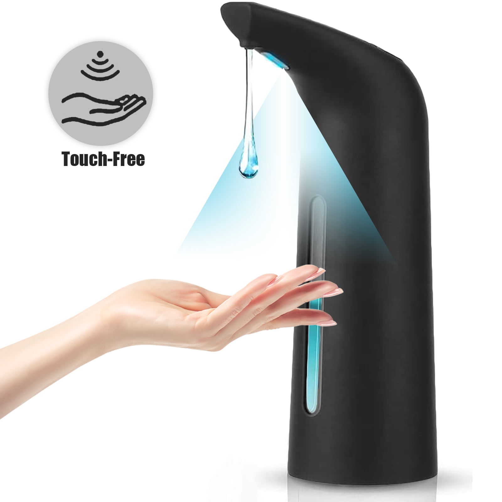 Automatic Soap Dispenser Touchless, 400ml Waterproof Auto Liquid Soap