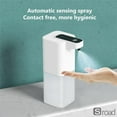 thumbnail image 1 of ​Automatic Soap Dispenser, Touchless Foam Soap Dispenser With Smart Sensor, USB Rechargeable, Hands-Free Liquid Soap Dispenser For Kitchen And Bathroom, 400ml, White​,Spray, 1 of 18