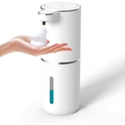Automatic Soap Dispenser   Touchless Foaming Soap Dispenser 400ml USB Rechargeable Dispenser Electric Wall Mounted 4levels Adjustable Foam Dish Soap Pump for Bathroom Kitchen