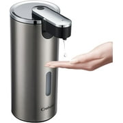 Automatic Soap Dispenser, Touchless Hand Free Soap Dispenser Bathroom, 3 Adjustable Soap Volume Dish Soap Dispenser, Smart Infrared Motion Sensor Liquid Soap Dispenser for Bathroom Kitchen