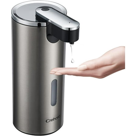 Automatic Soap Dispenser, Touchless Hand Free Soap Dispenser Bathroom, 3 Adjustable Soap Volume Dish Soap Dispenser, Smart Infrared Motion Sensor Liquid Soap Dispenser for Bathroom Kitchen