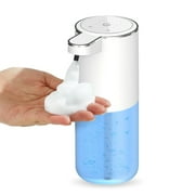 Automatic Soap Dispenser, Touchless Hand Sanitizer Dispenser Electric, Motion Sensor Waterproof Pump for Bathroom Kitchen Dish Soap, USB C Rechargeable