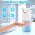 thumbnail image 1 of Automatic Soap Dispenser Touchless Rechargeable Hand Sanitizer Dispenser 4 Level Adjustable, for Bathroom Kitchen, 400ml, 1 of 14