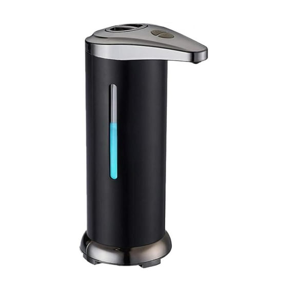Automatic Soap Dispenser Touchless Sensor Battery Operated Stainless Steel Liquid Hand Dispenser Adjustable Output for Kitchen Bathroom Household Use