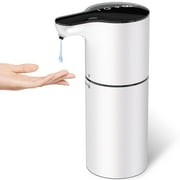 YIKHOM Automatic Liquid Soap Dispenser, Touchless Dish Soap Dispenser, 450mL/15.37 oz Electric Soap Dispenser 8 Level Adjustable Control, USB C Rechargeable Auto Soap Pump Hands Free for Kitchen