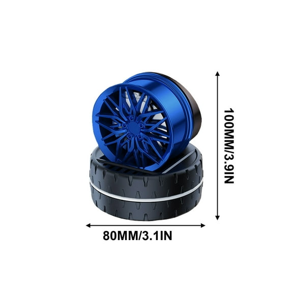 Automatic Solar Car Air Freshener, Rotary Aromatherapy Design, for Dashboard Decoration, Solar Powered Operation, Blue Color, Scent Diffusion System